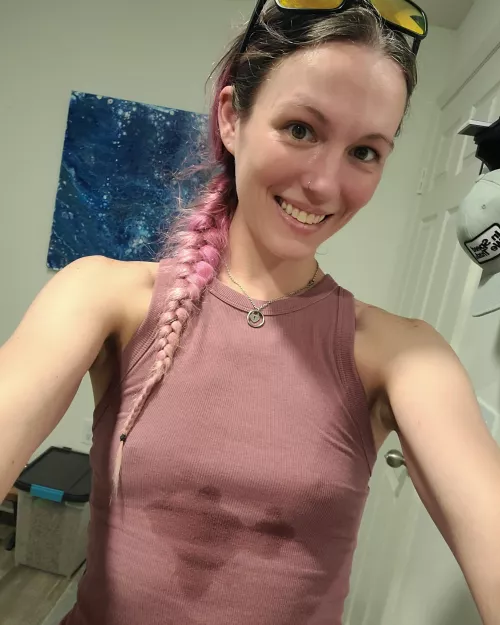 Even small boobies sweat