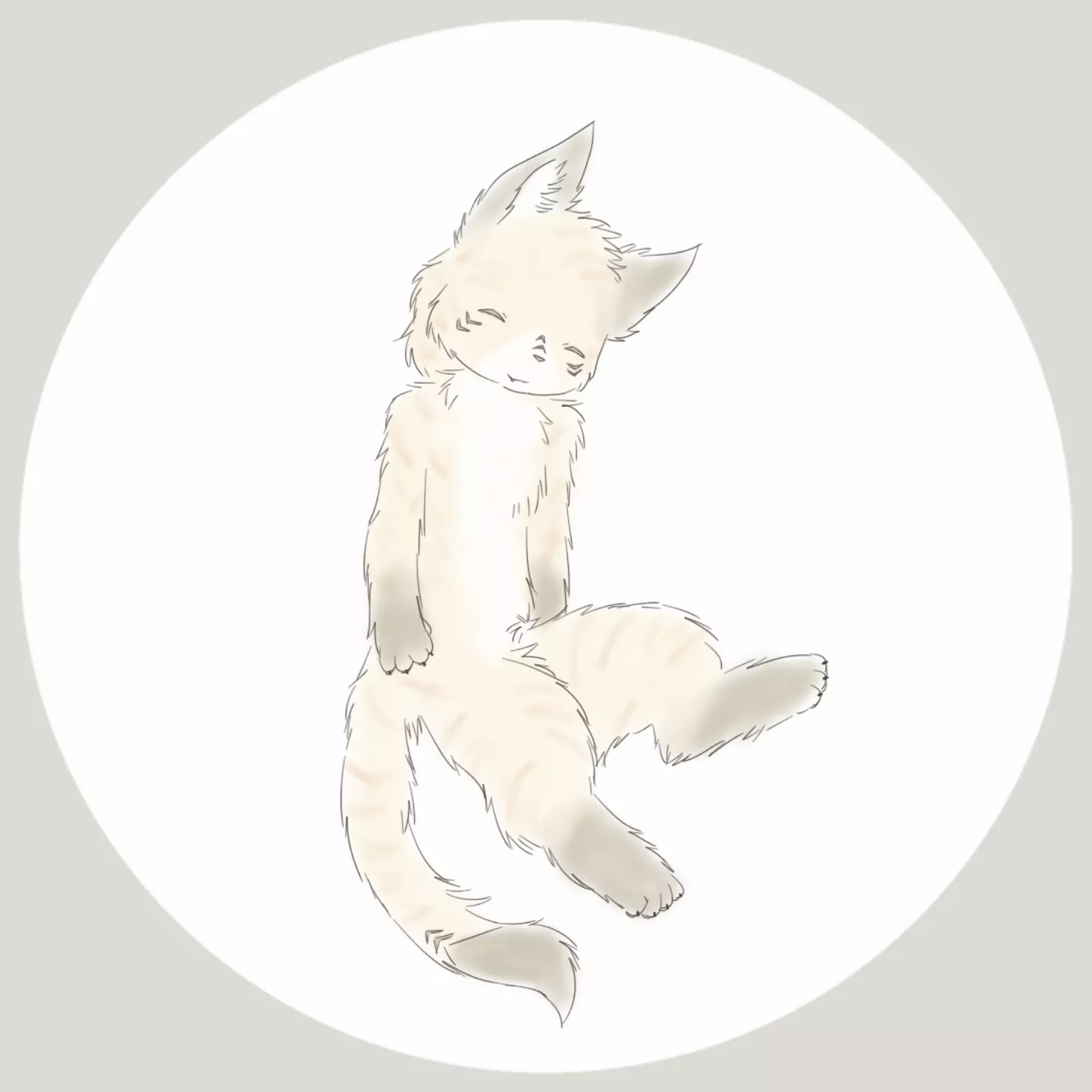 Fluffy doodle before bed