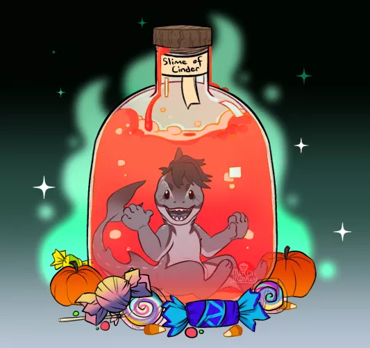 halloweenychcomm (art by me)