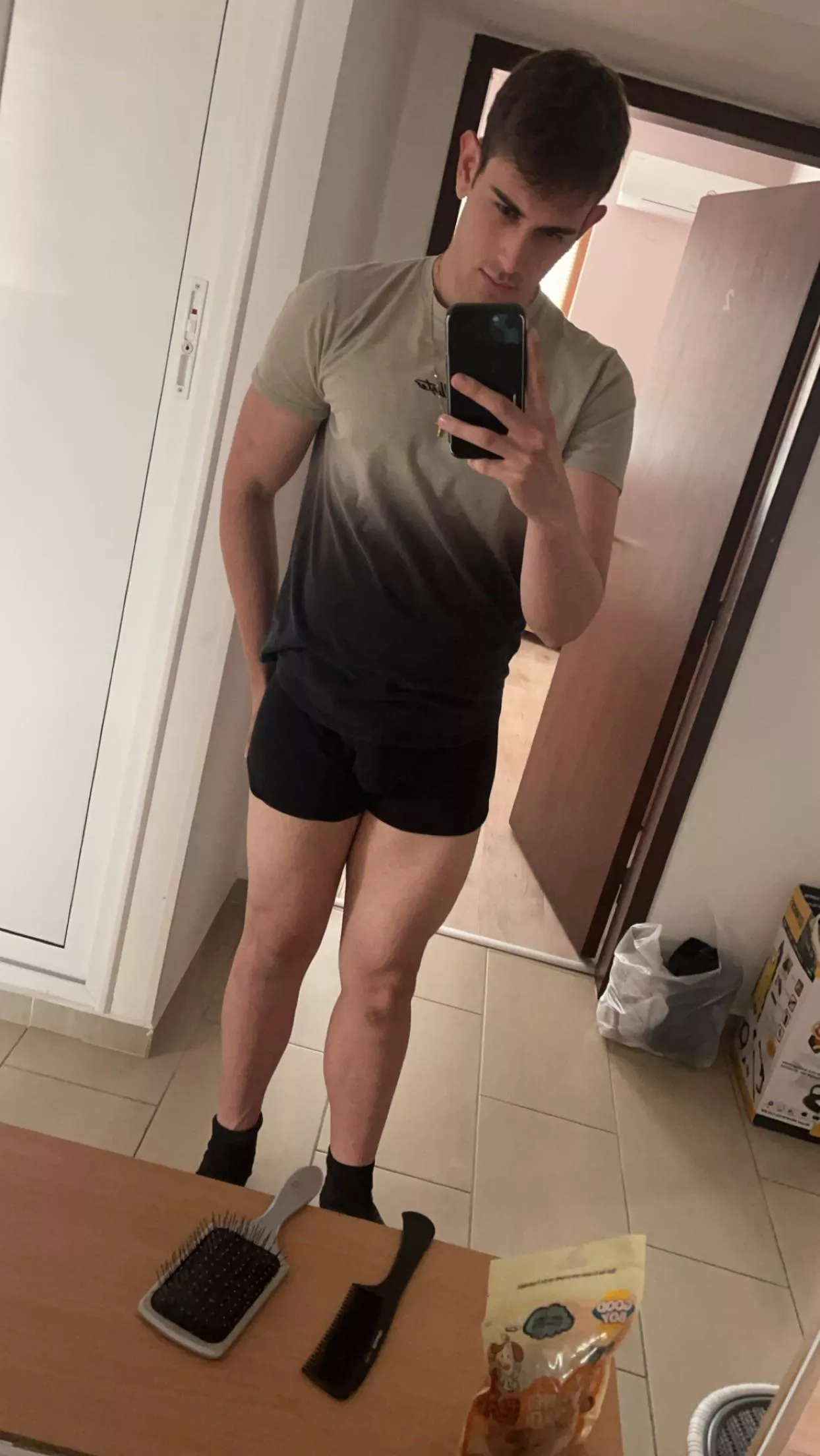 I walk around in underwear everyday, easy access 😉