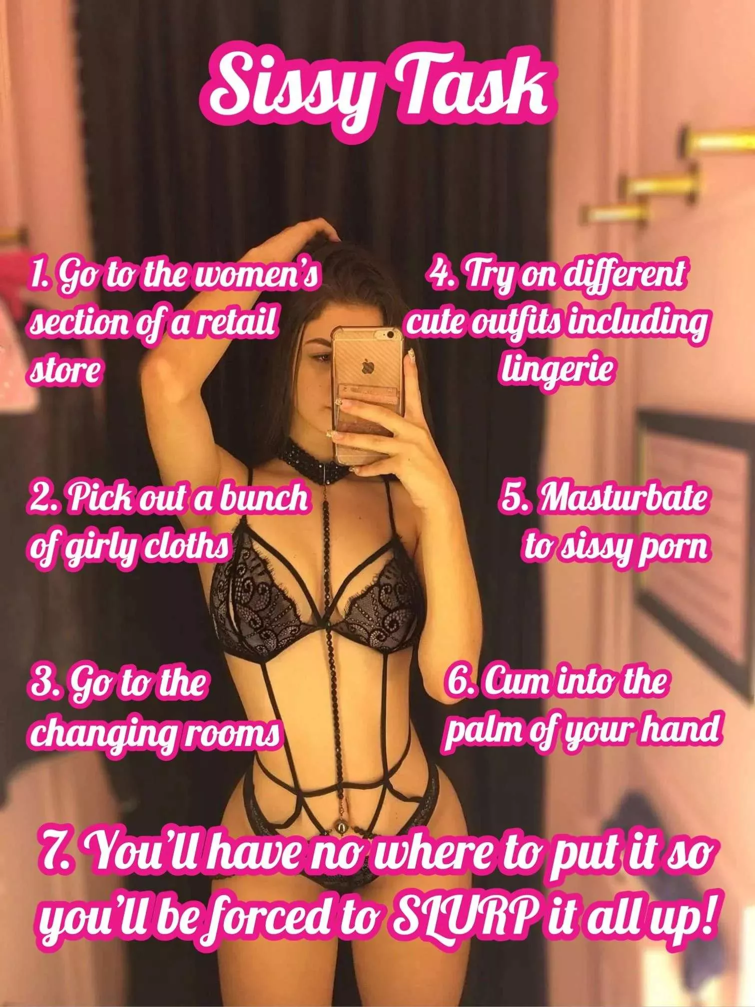 Let Sissy Tasks Break Your Weak Mind