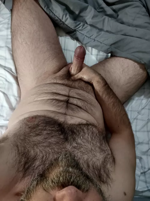 Look how excited I am to show off my chest hair!