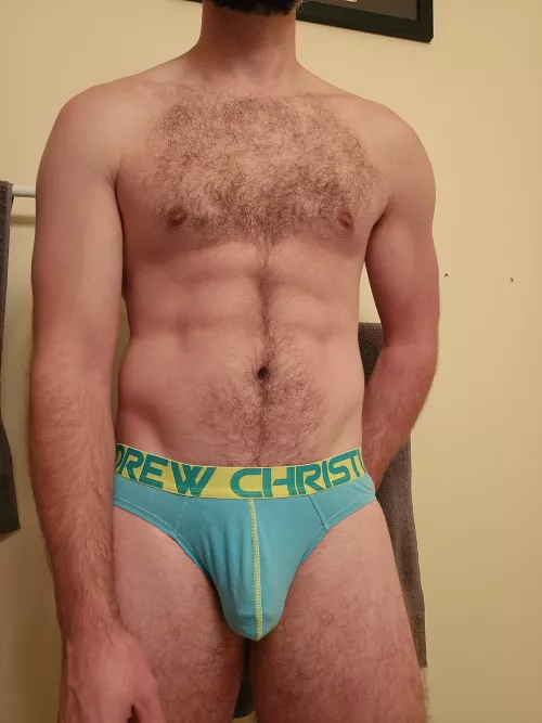 Love my blue briefs!
