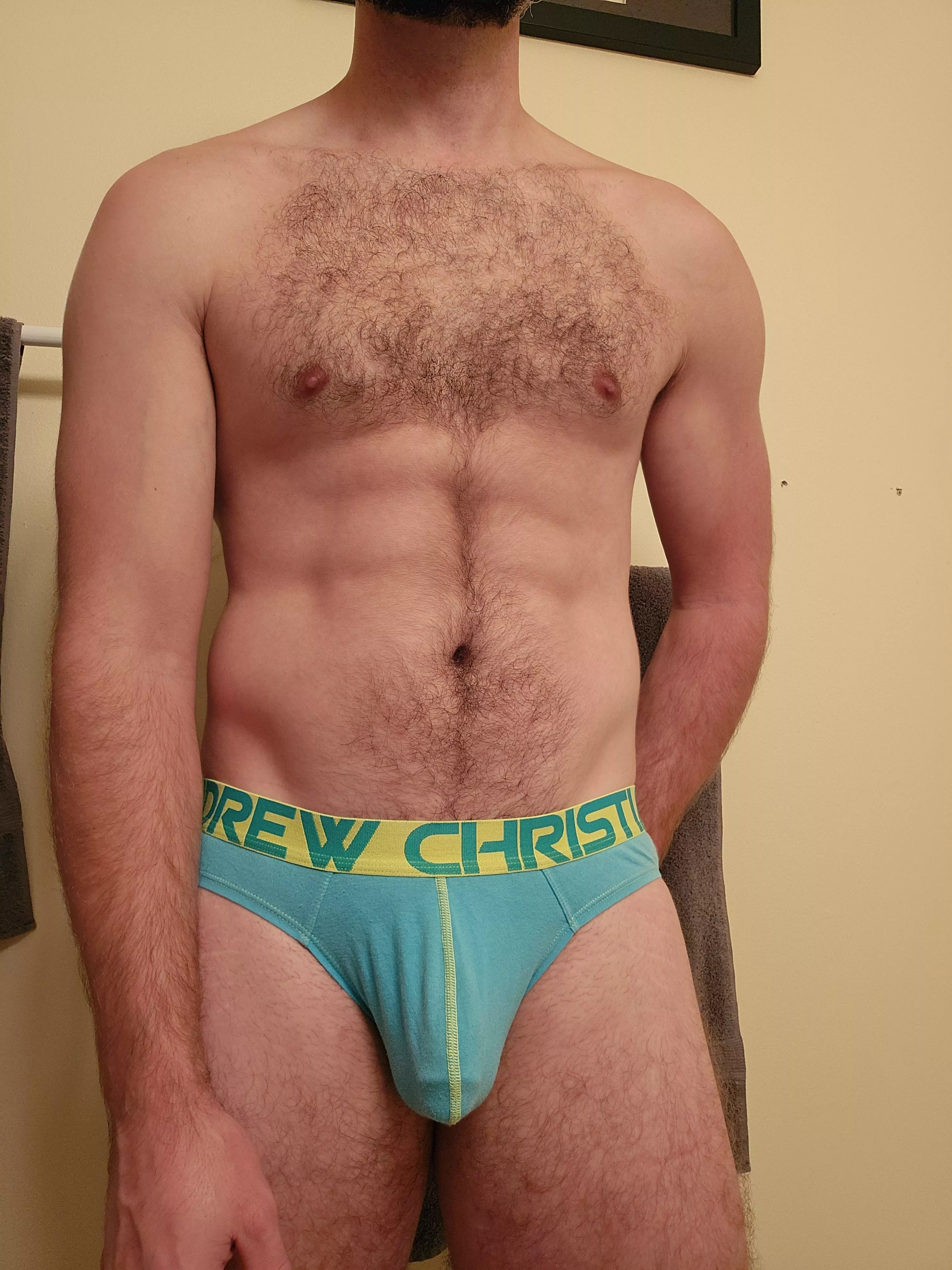 Love my blue briefs!