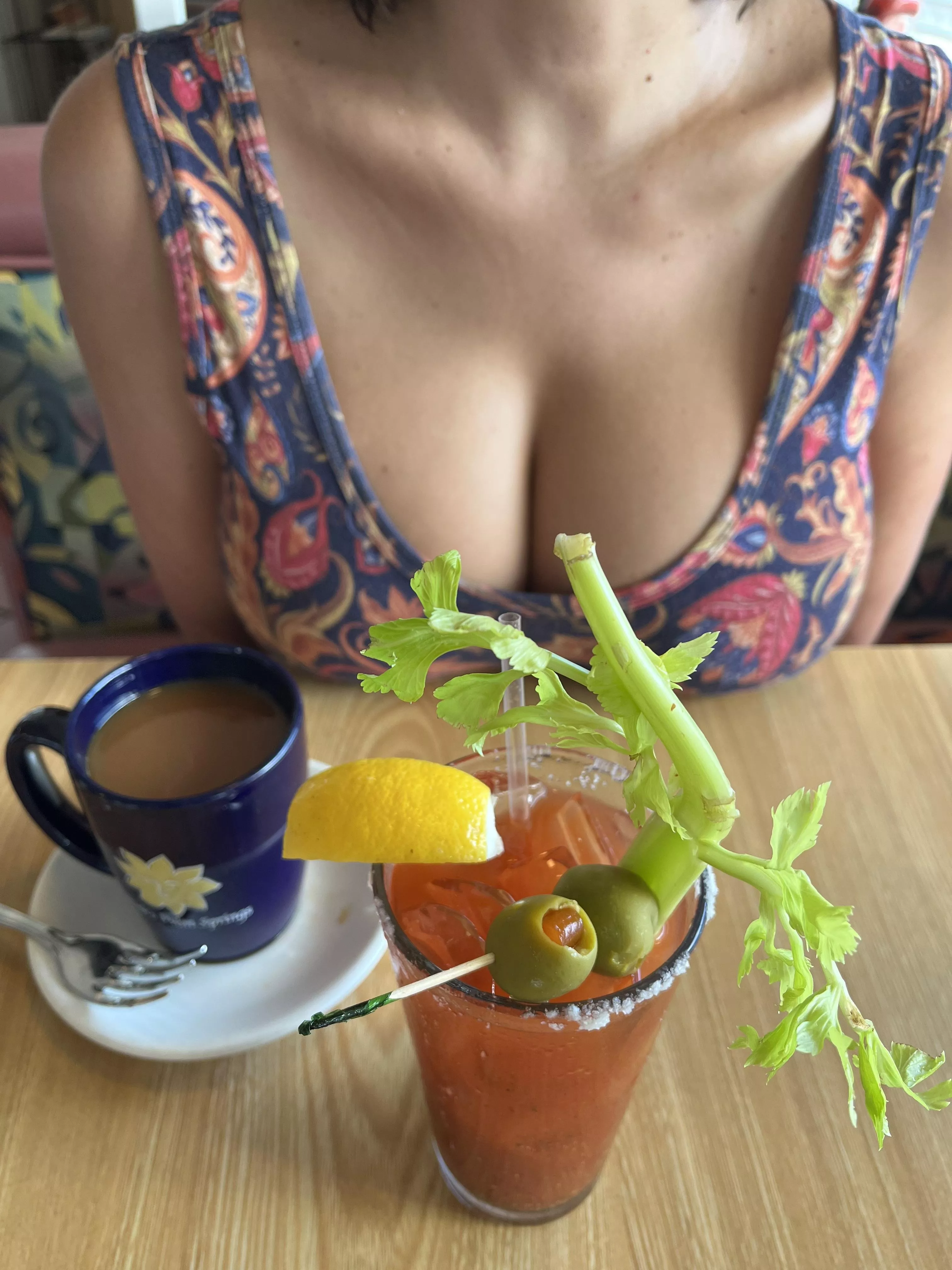 Not a bad view over brunch this weekend!