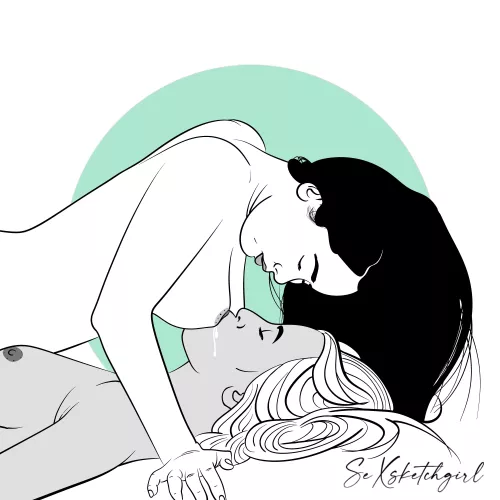 [r/breastsucking] Lactating (by Sexsketchgirl)