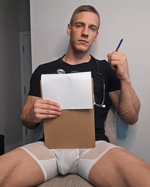 Ready for your prostate exam 😏..?