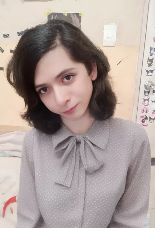 This blouse makes me feel pure