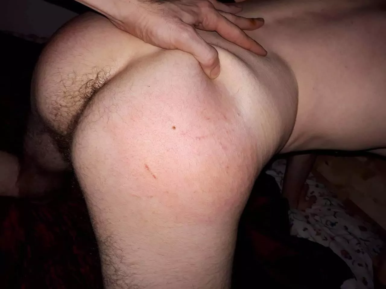 when my cheeks felt the touch of a hand