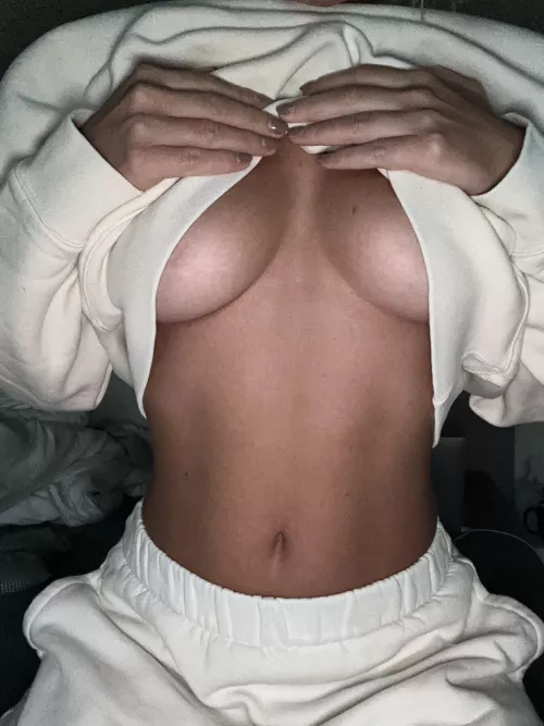 you need to see what's underneath my hoodie