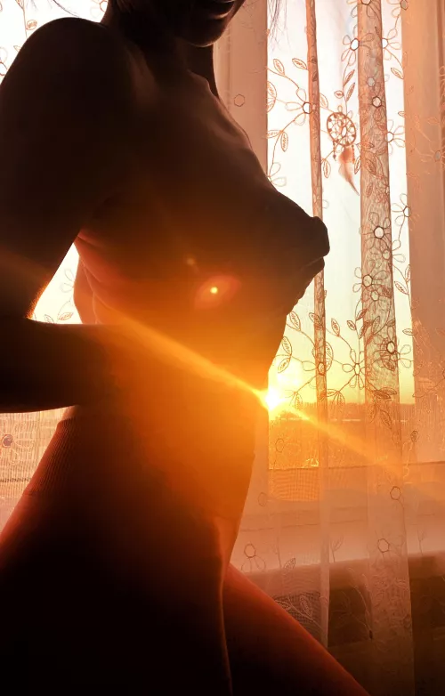 A moment in the sun’s embrace