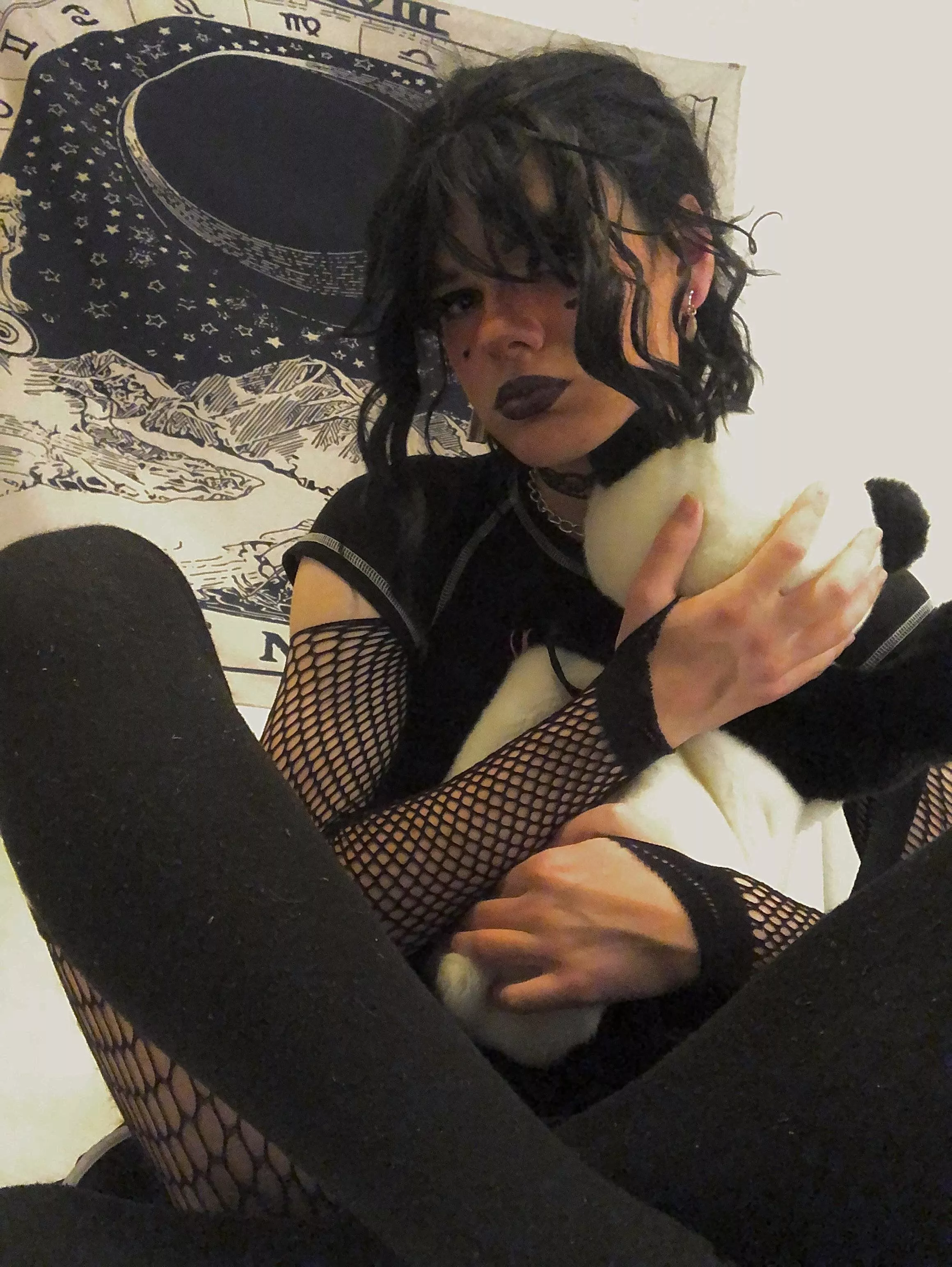 boys tell me if you like my panda friend :3 (or me)