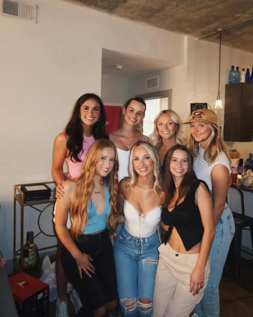 College girls - Back row then front row [7]