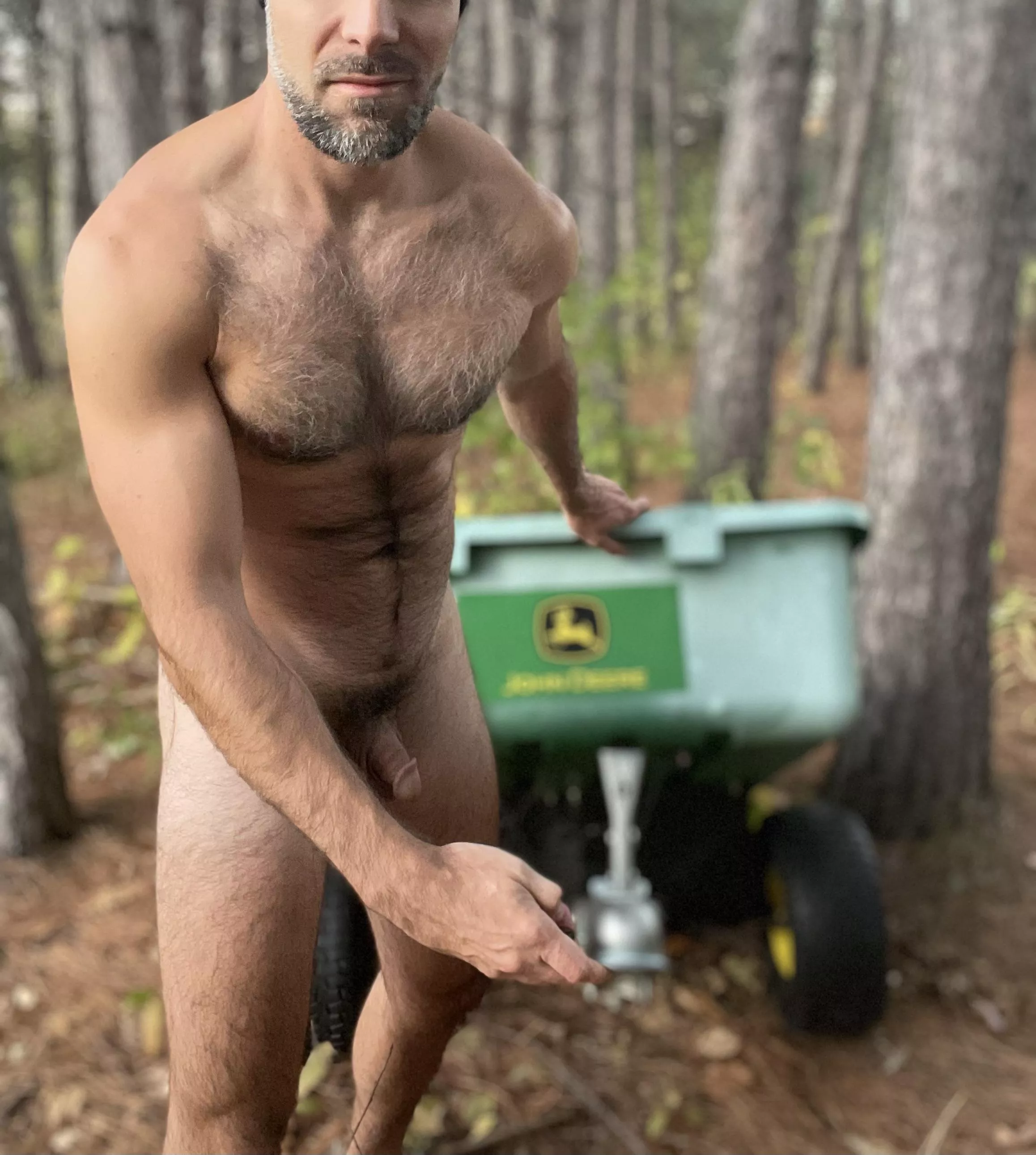 Getting some fall yard work done. Wanna help bro? [38]