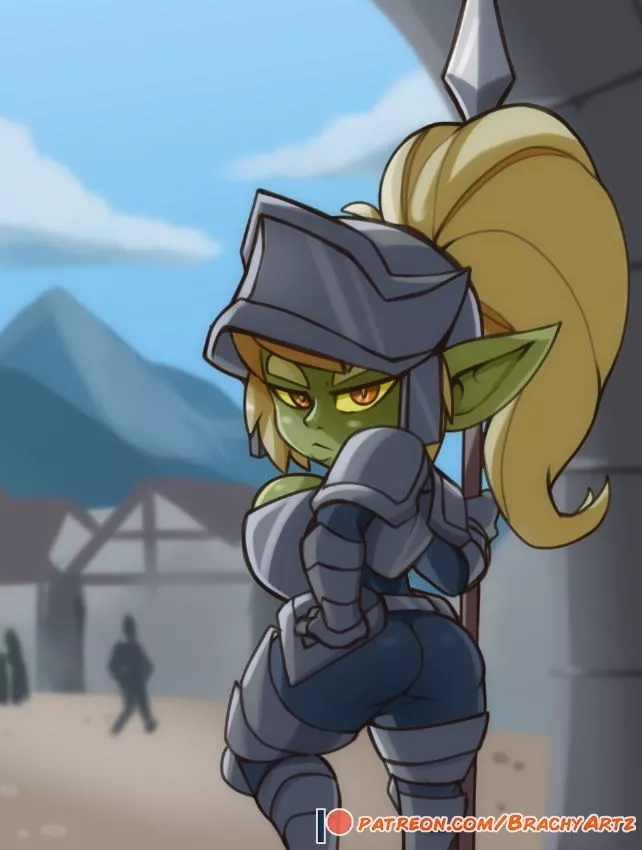 Gobtober: Knight, by brachyzoid