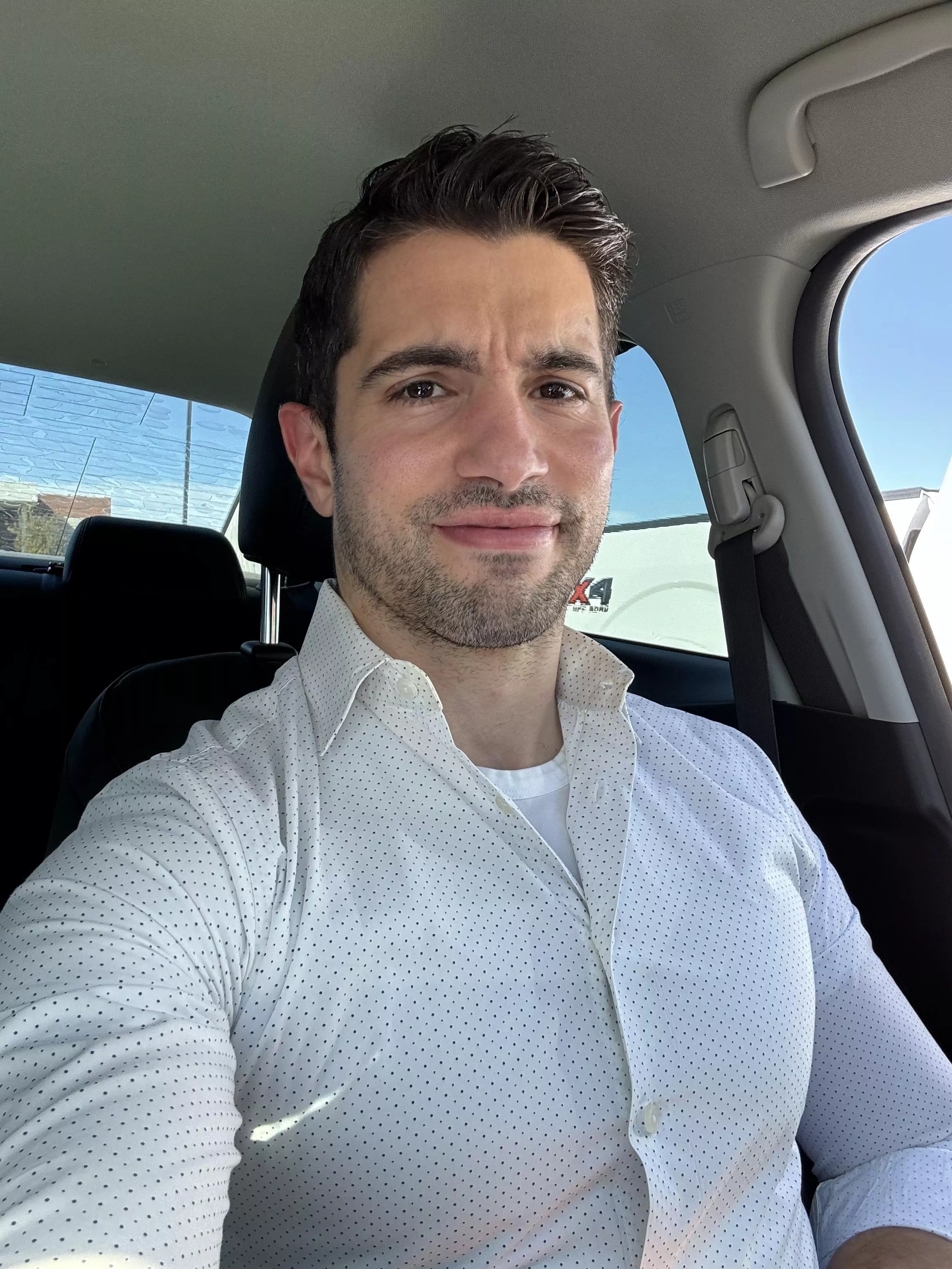 Hair is behaving itself today!