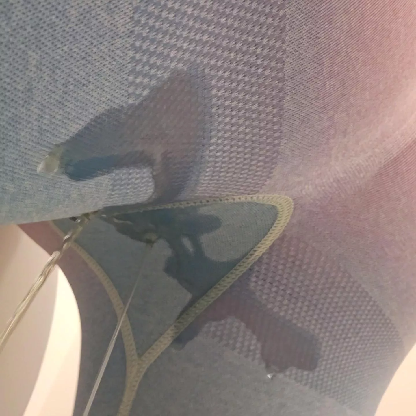 I love the way liquid seeps through these leggings... do you?