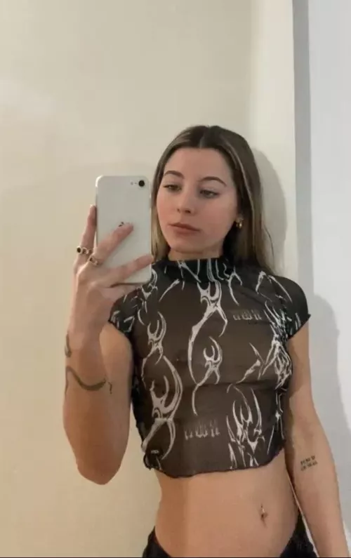 Is this too much see through to go out?