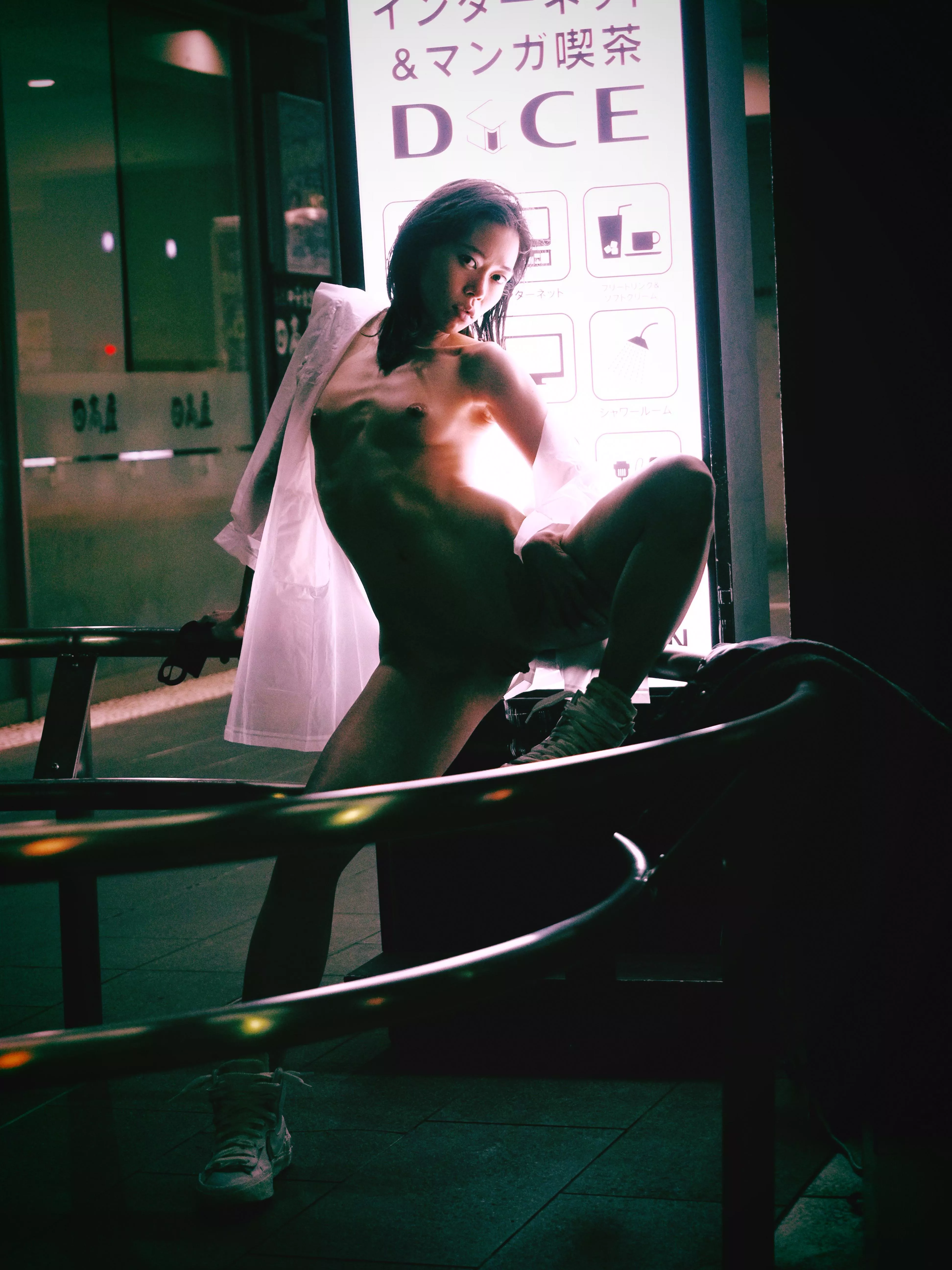 Making nude art on the streets - a shot from “City Lights vol.1” by Bobby Pitts II