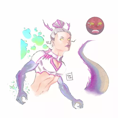 [OC] Trying to get better at drawing, I call this piece “Give me my ball back!”