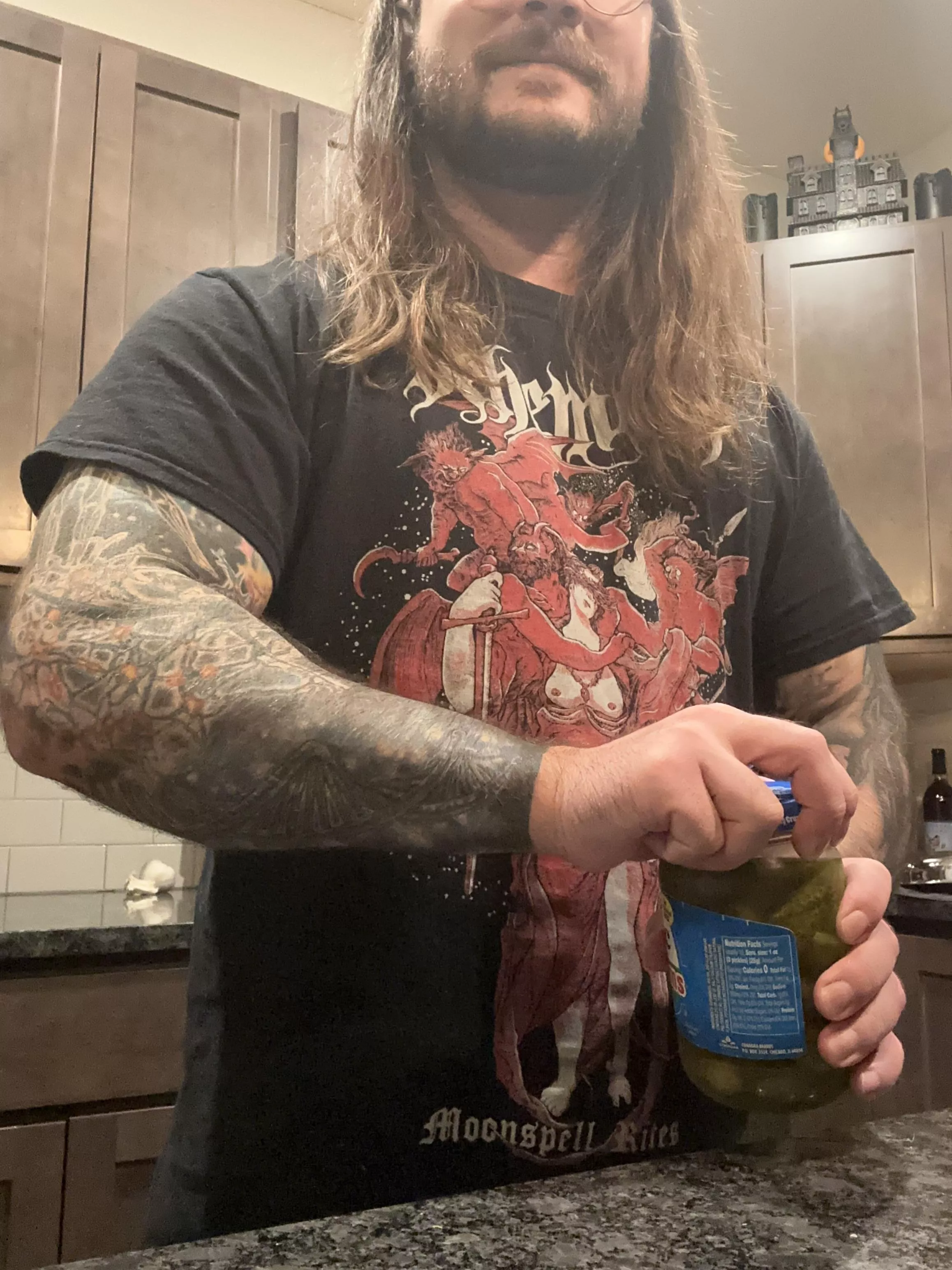 Of course babe I’d love to open that pickle jar for you!