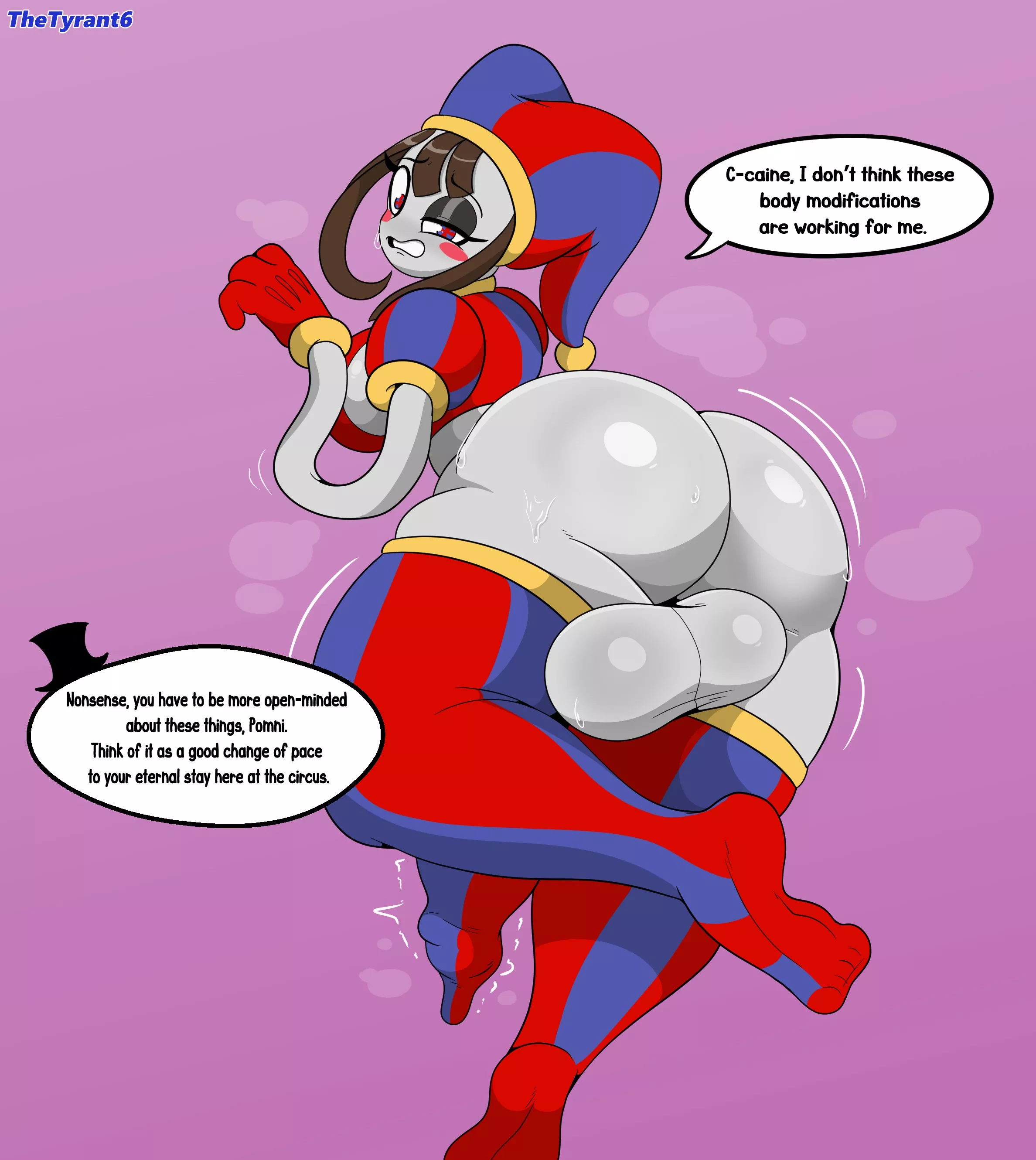 Pomni New Body Mods (Artist:TheTyrant6)