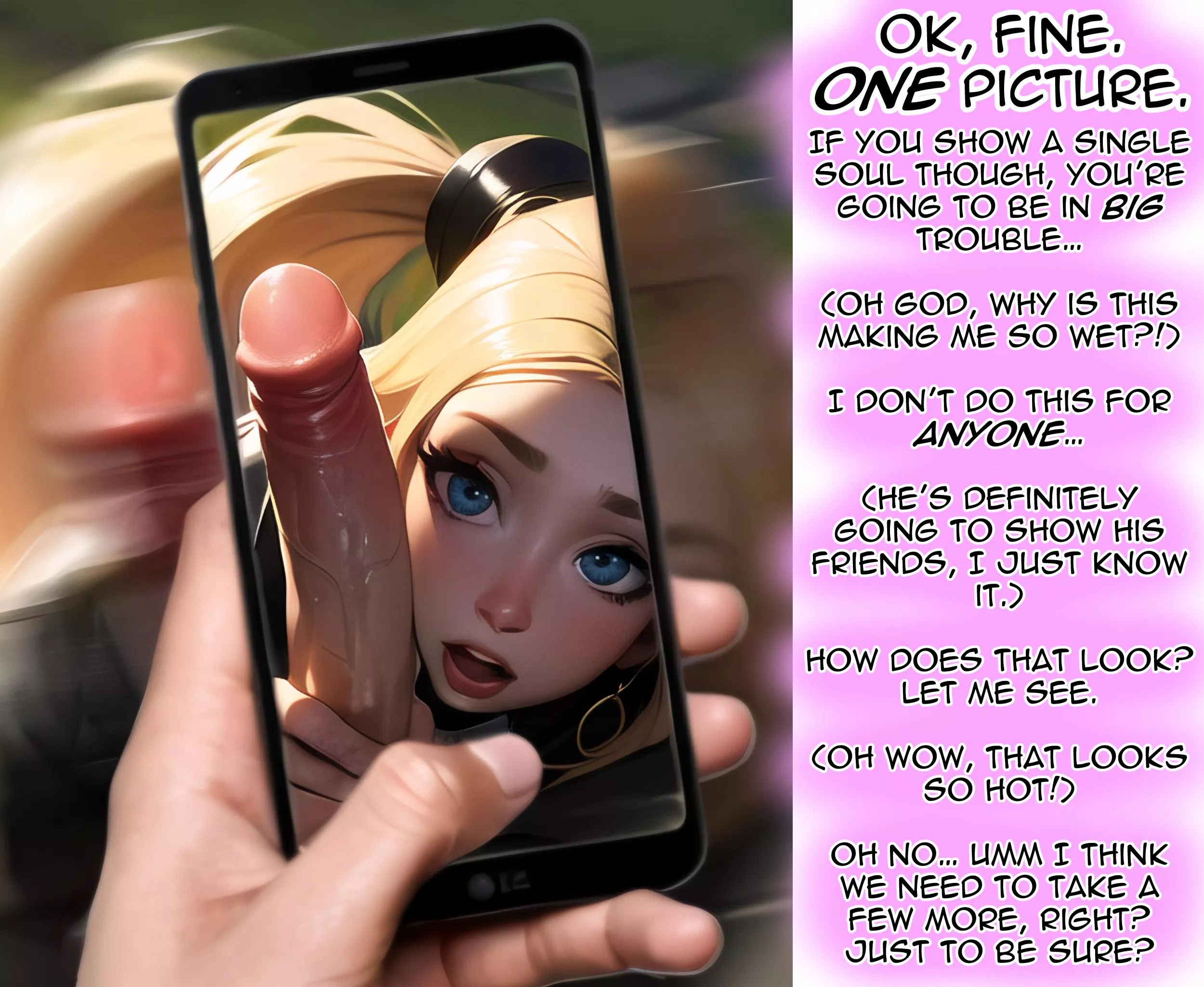 POV - You went for a little walk in the park with the girl from the party... [AI] [POV] [Phone] [Blowjob]