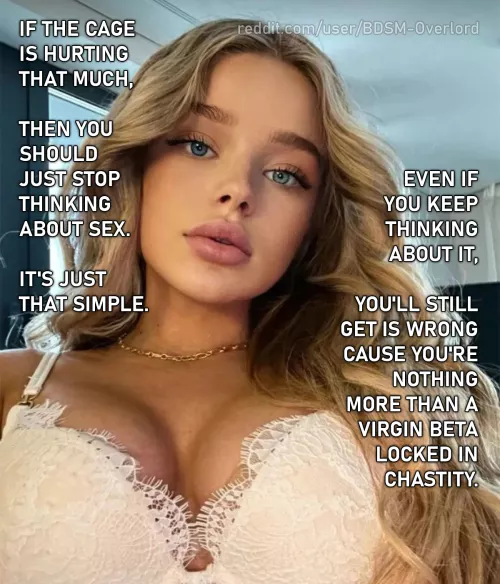 She helps you with the pain – Day 19 | 30 Days Of Chastity (Locktober)