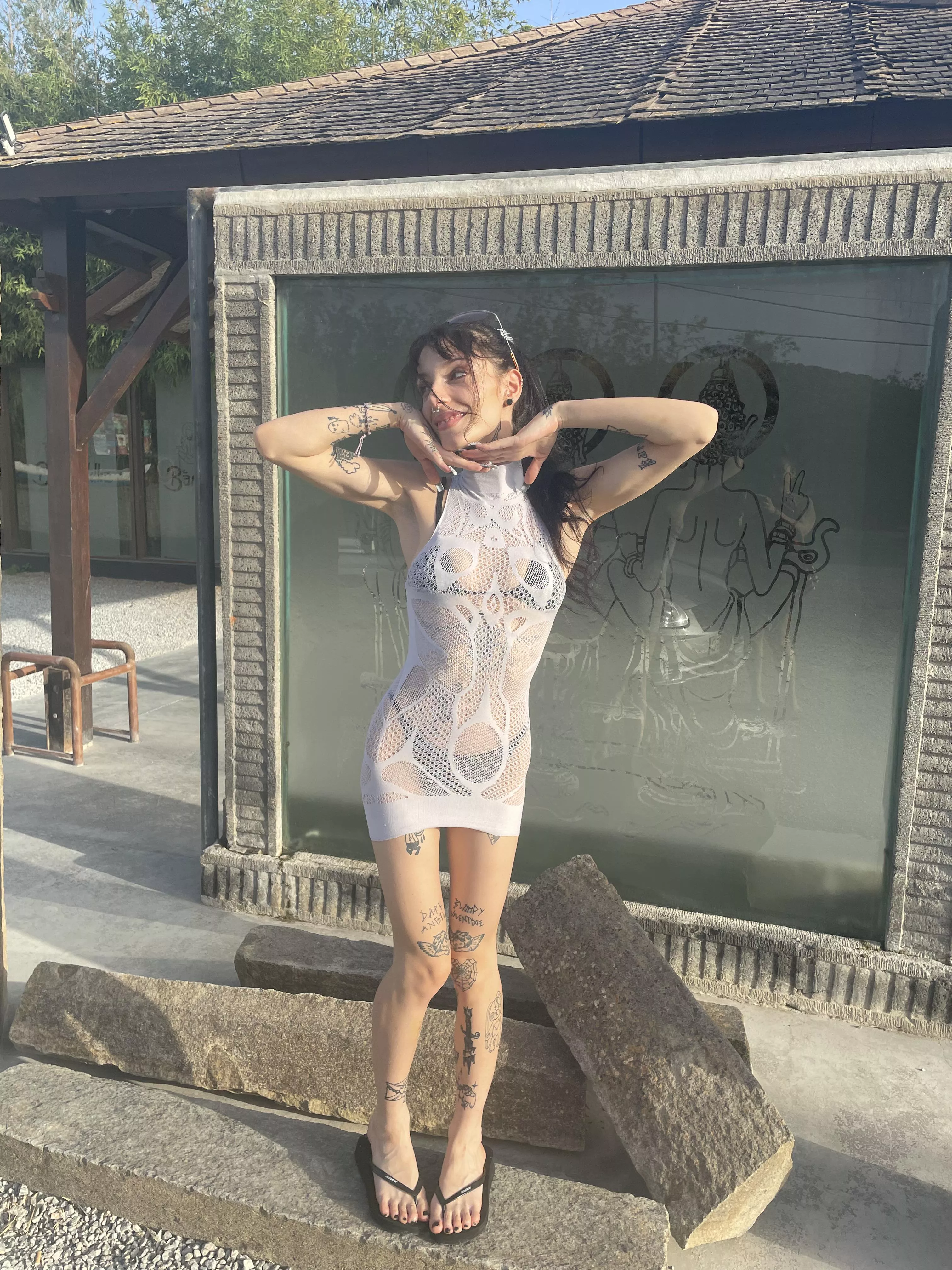 Touch them a little :)