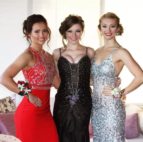 Which one will be on your arm at the ball? [3]