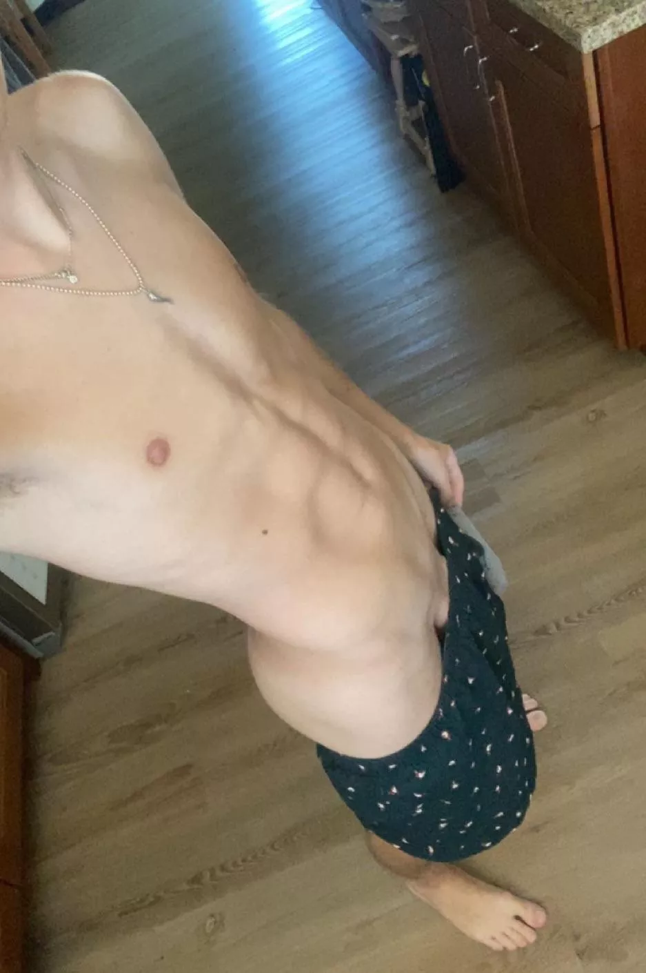 Would u care if I was ur roommate walkin around like this..?