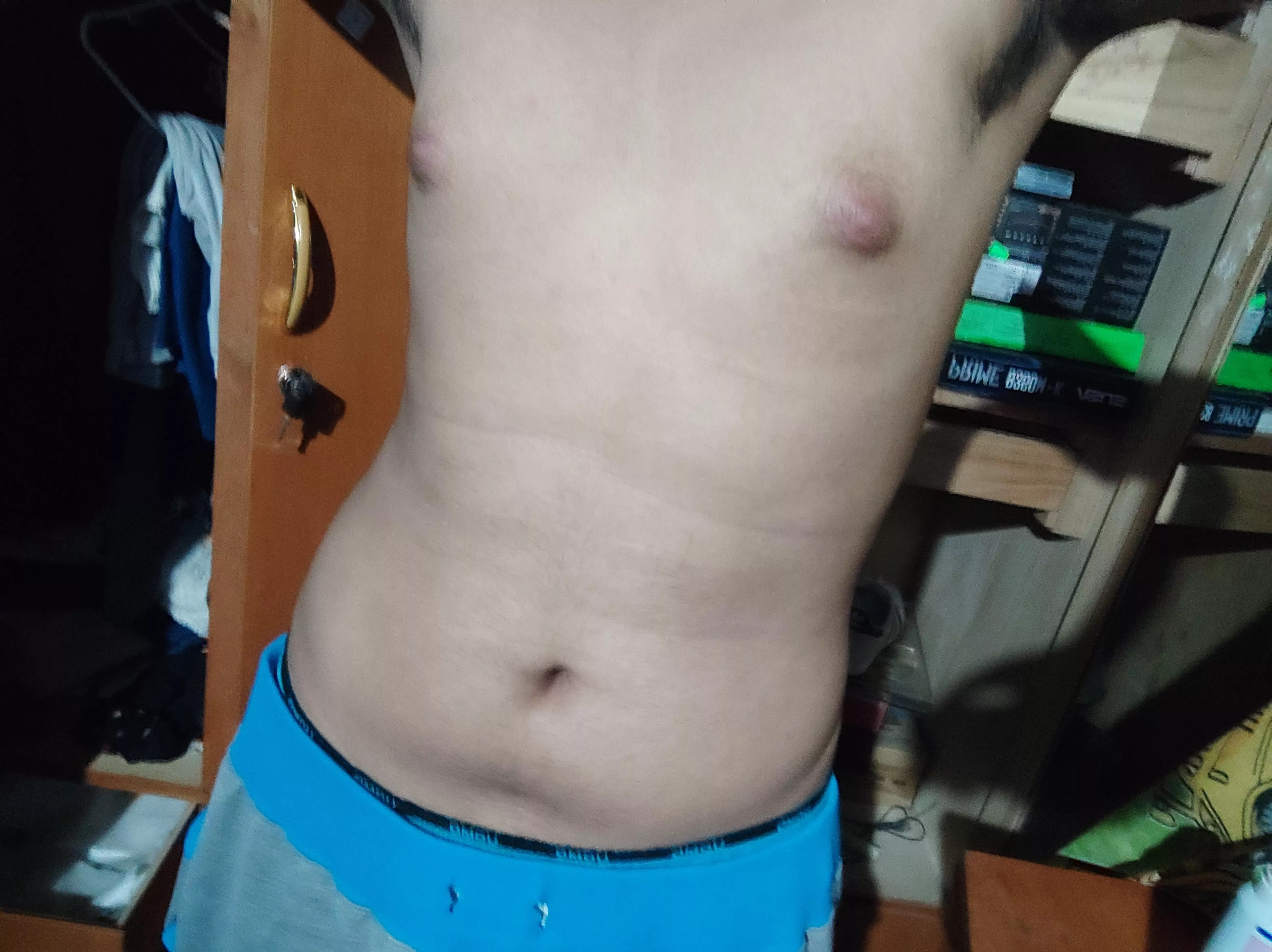 Would you play with my nipples? (18)