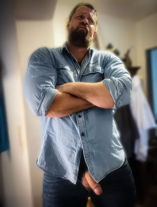 Bouncer :”You know what you have to do to get in”.