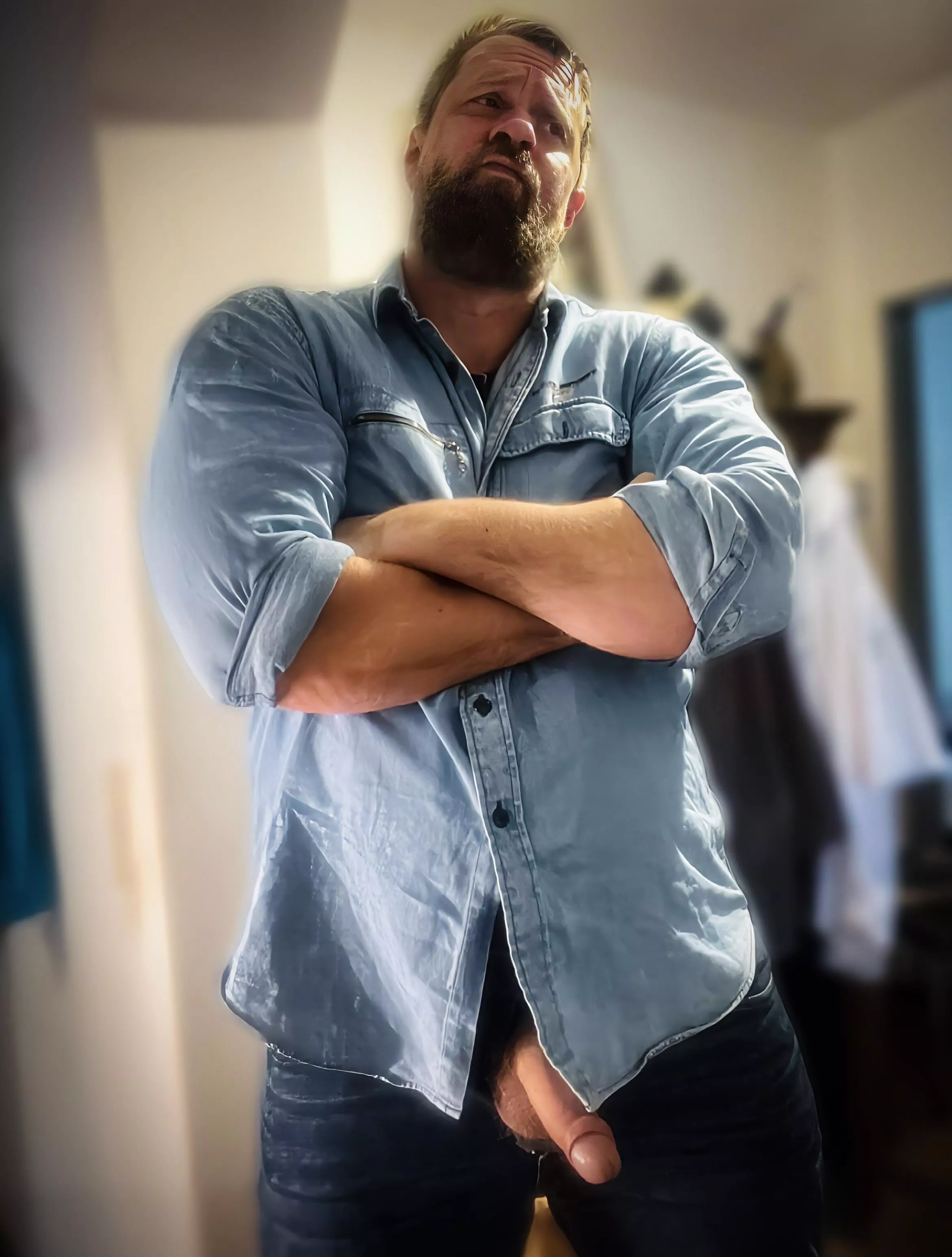 Bouncer :”You know what you have to do to get in”.