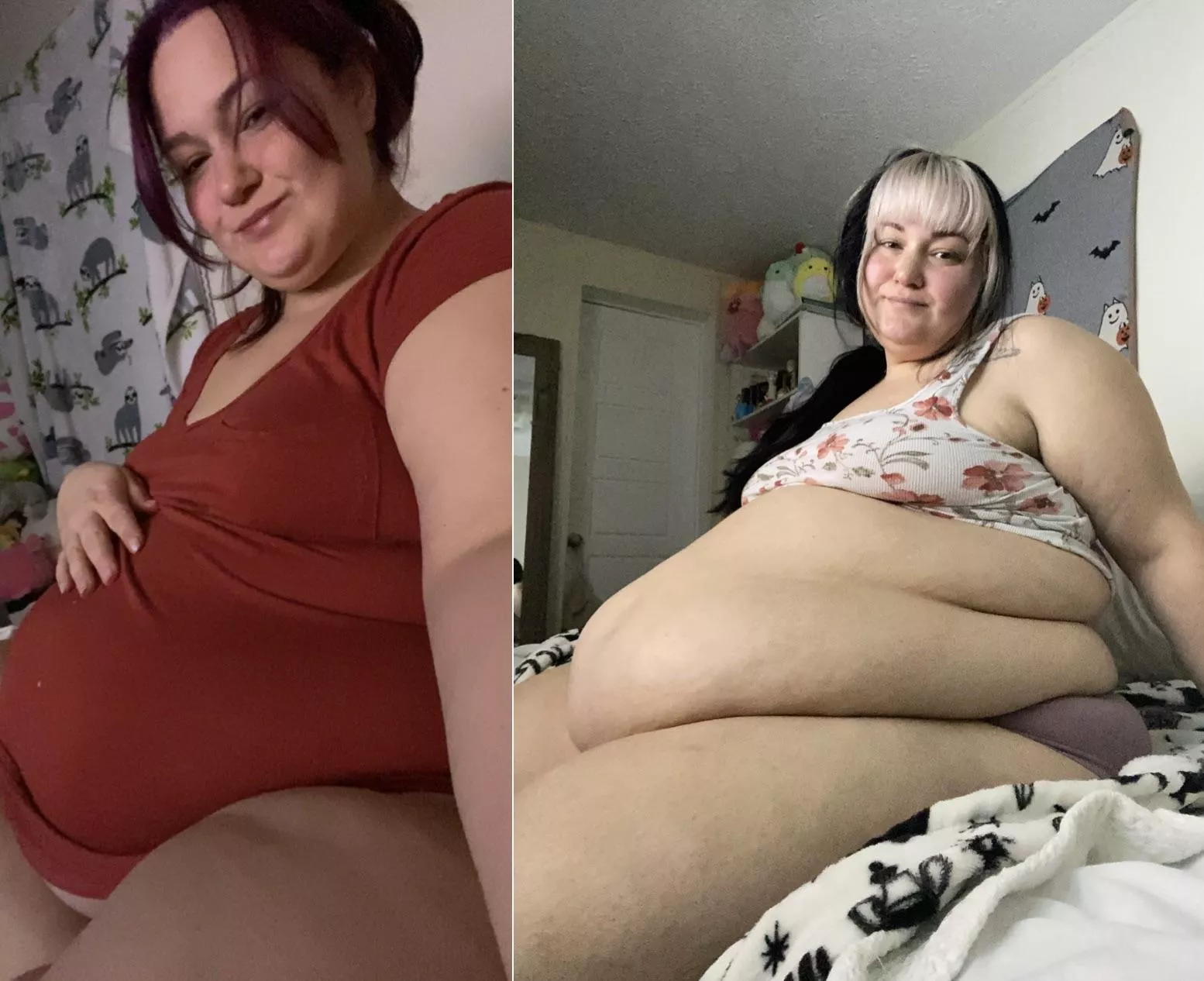 Cute lil belly. Big out of control belly!!!