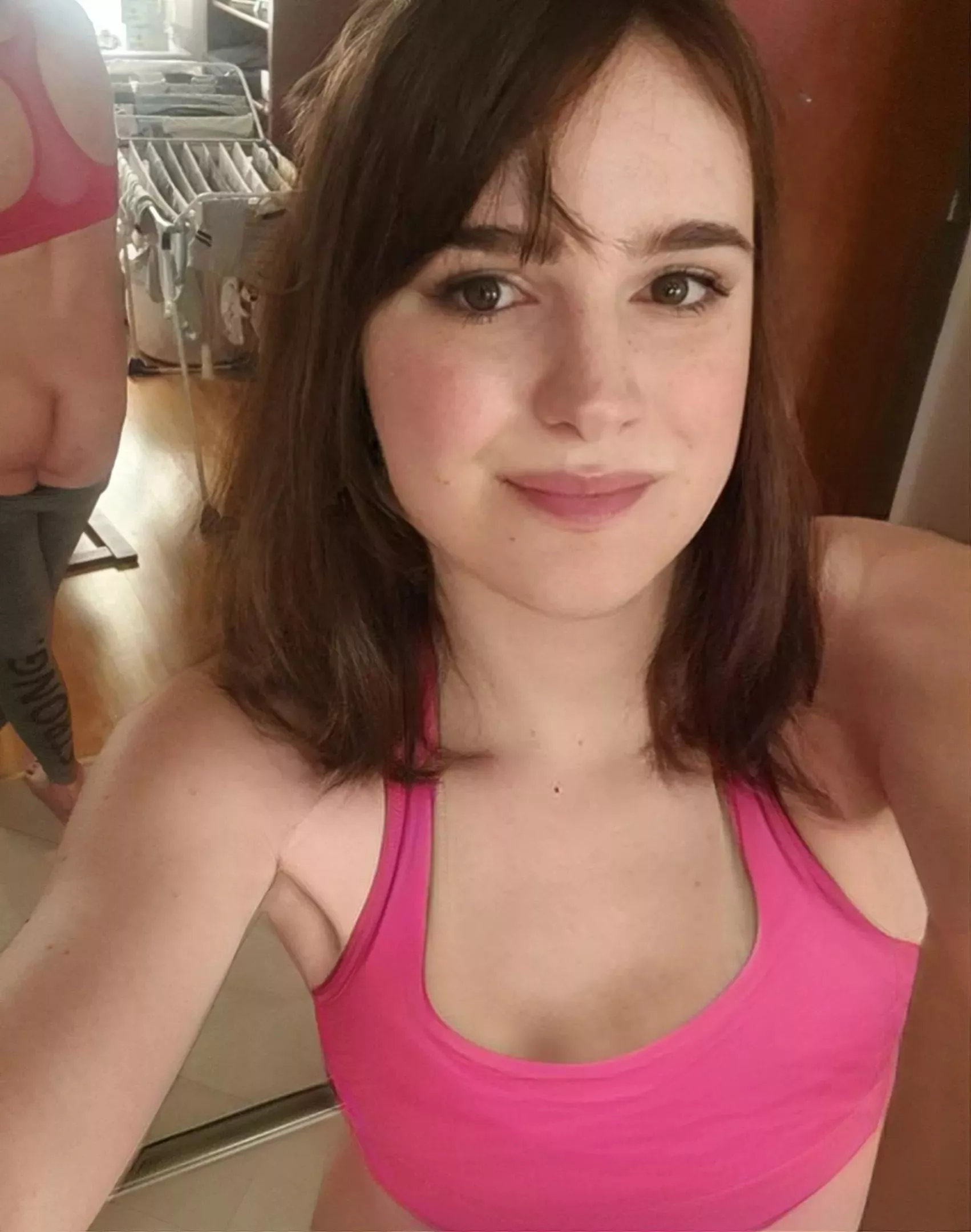 Feeling cute after workout 😛