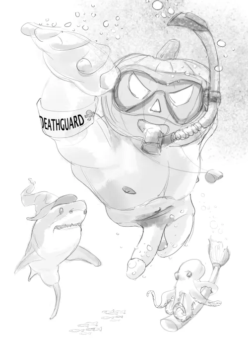 Halloween dark humor by me.