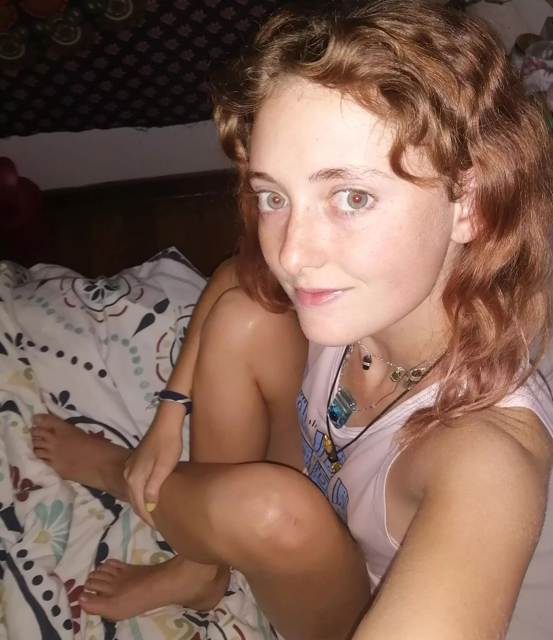 I find comfort in having your feet in my face while we snuggle under the blankets F18