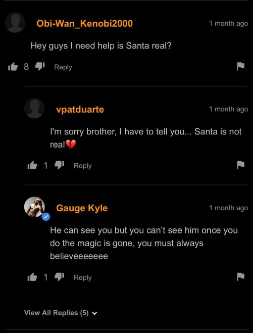 Is Santa real?