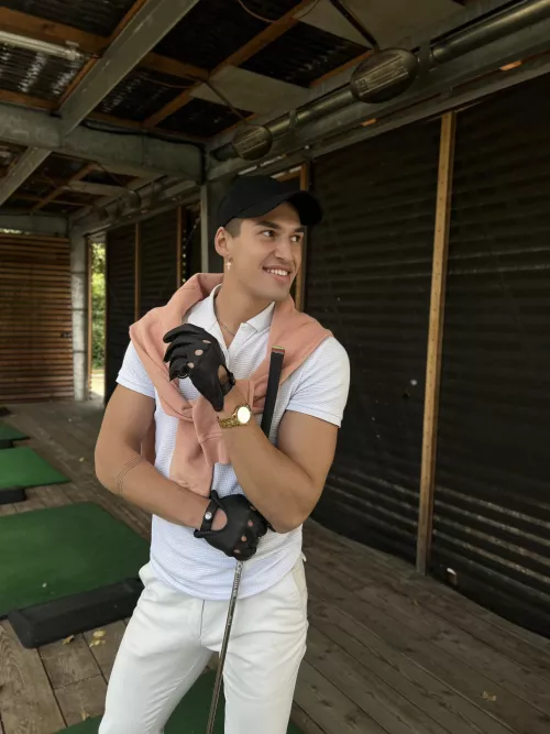 Just enjoying playing golf, how about you?