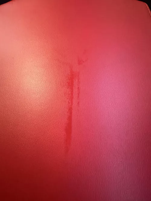 Leaving snail trails at the gym, oops 😈