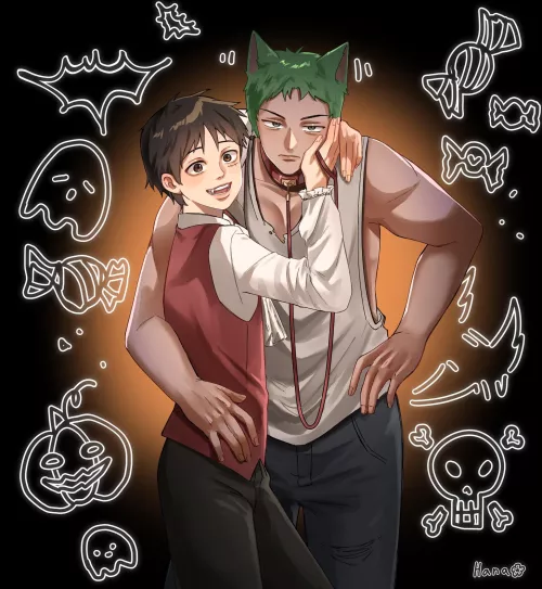 [One Piece] Scary Dog Privilege 🤭 (By @Flowereye_Hana) | ZoLu