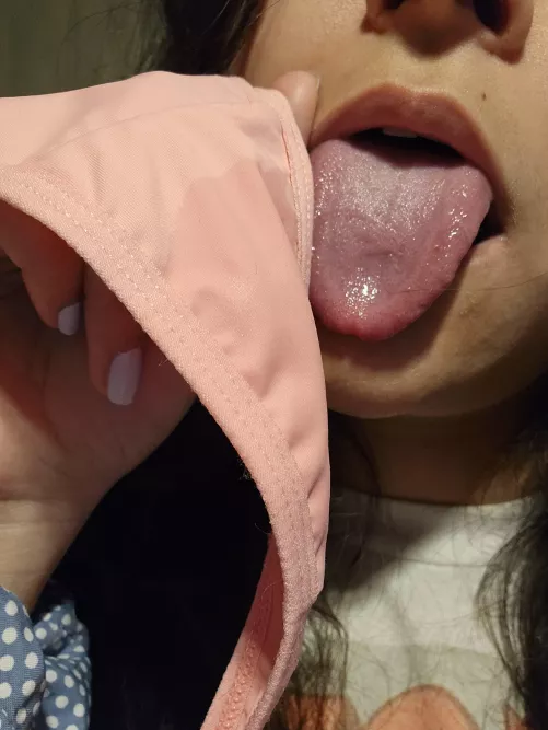 Tasting my own juices is fun too.