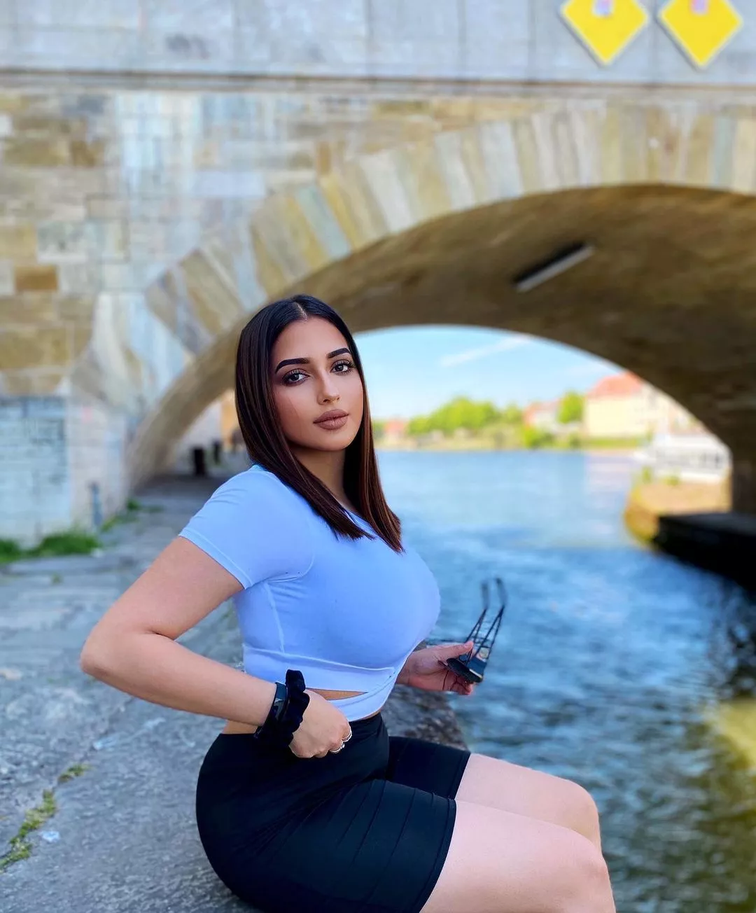 The first number of her age (1) + the last number of her age (9) makes her a 10 (19 years)