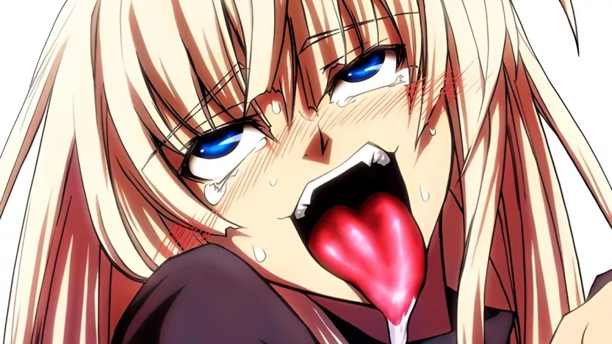 The tongue of this ahegao is incredible 🥵