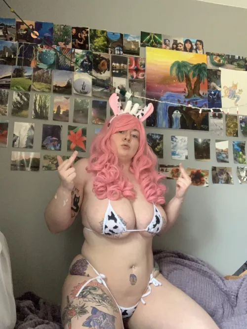 Think you can tame this bratty hucow?