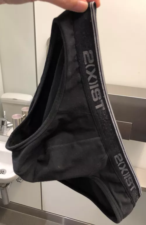 Today, I’m making a protest. As much as I love briefs, I’ve decided that I find black briefs too boring and I won’t wear them again. Since that’s what I’m wearing at work today, I have no choice but to remove them. Men of Reddit, join me!
