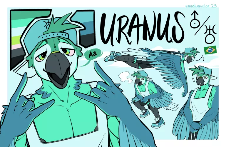 Uranus the Spix's Macaw! Which planet should I do next?