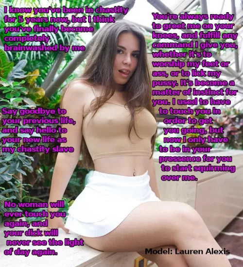 5 long years in chastity... even more to come