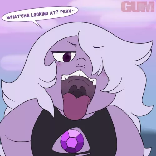 Amethyst knows what you’re thinking (gum-k)